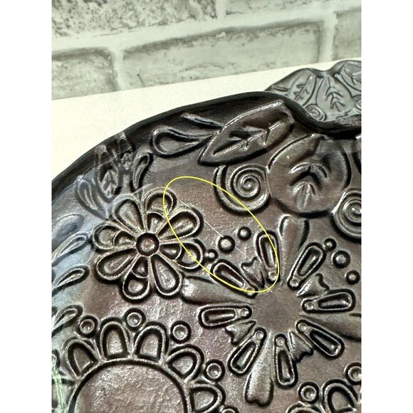 Akcam Silver~Grey Sugar Skull Turkish Glass Side Plates ~ Set of 4 - Picture 12 of 13